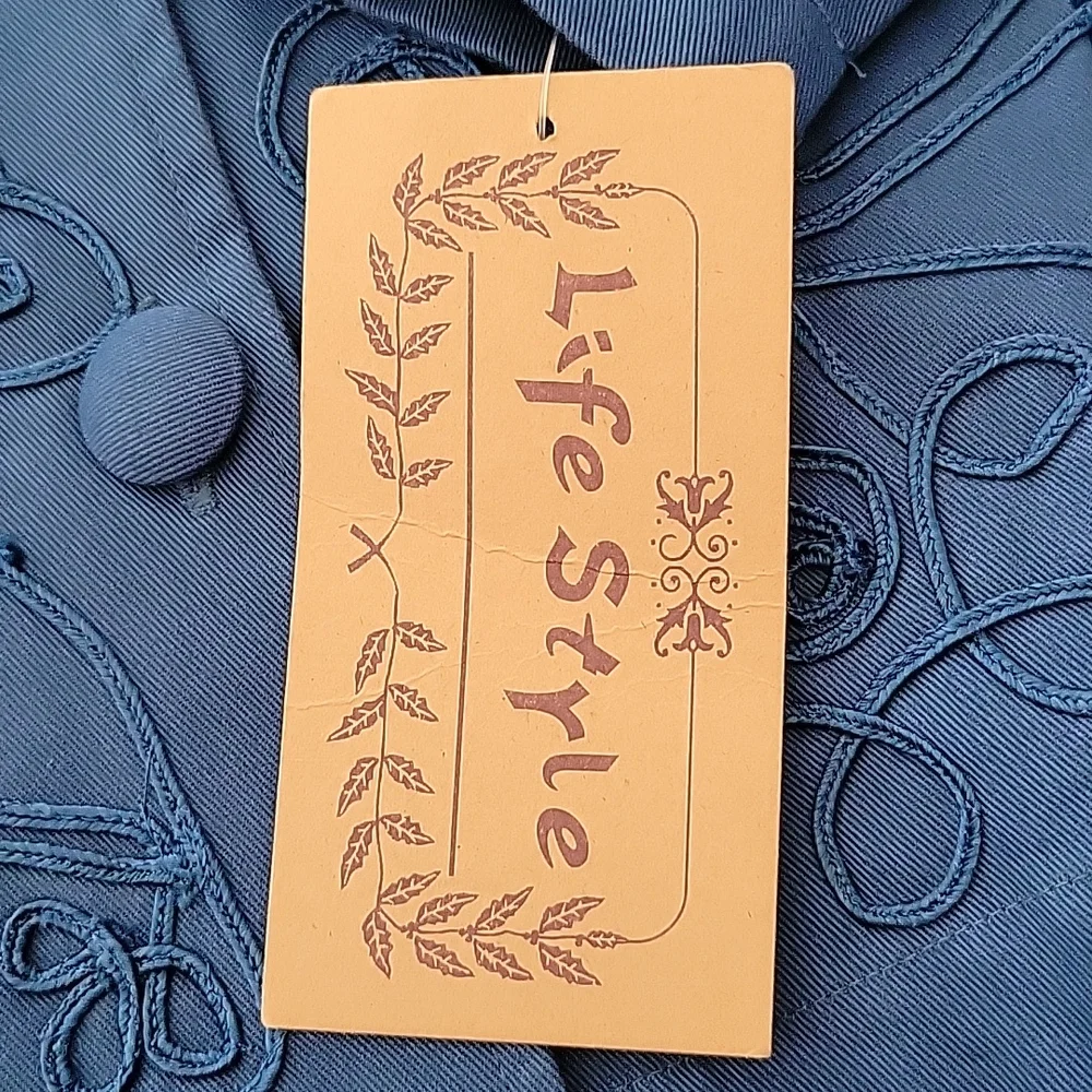 Life Styles Embellished Teal Jacket - Picture 8 of 10